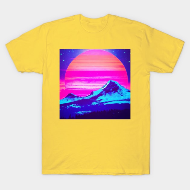 Alpine Aesthetic T-Shirt by lofi_retrowave